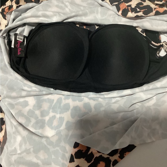 Women Two Piece Swimsuit Tummy Control Bathing Suit Swimwear Plus Size 24W - Picture 4 of 6